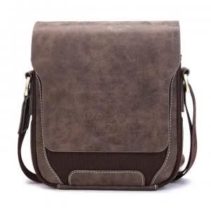 Cheap Custom Oxford Vintage Leather Crossbody Bag Shoulder Messenger Bag For Men wholesale