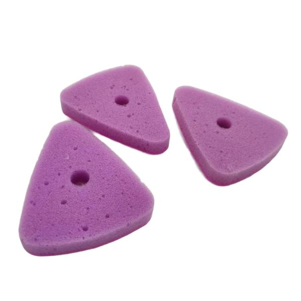 Disposable Triangle Toilet Brush Head Customizable Colors