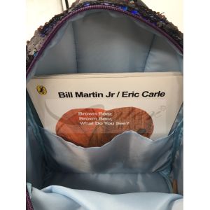 Sequin Backpack, Woman Dazzling Sequin Bag, Reversible Sequins School Backpack