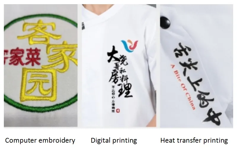 Factory Custom Wholesale Restaurant Long Short Sleeve Chef Uniform