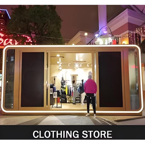 Commercial Bookstore Space Capsule House With Water And Electricity Connections