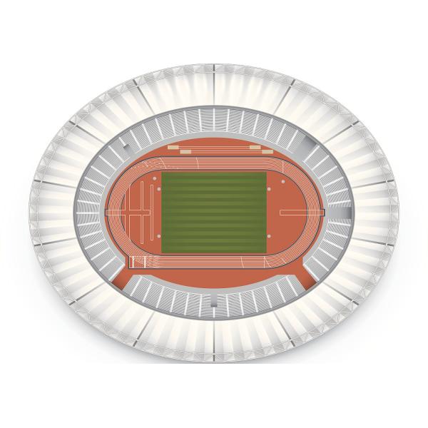 Multicolor Jogging Track Material Anti Slip Synthetic Eco Sports Track