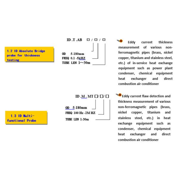 Tubing ID Eddy Current Probe / Non Destructive Testing Probe