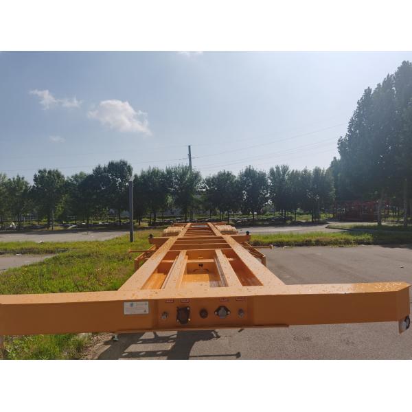 2 Axle 20ft 40ft Skeleton Trailer Container Skeletal Trailer Transporter