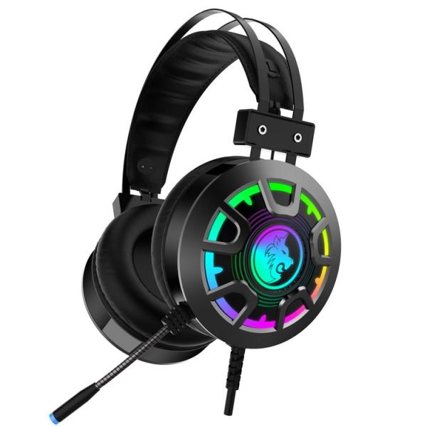 Gamecube Noise Cancelling Gaming Wired Computer Headset With Surround Sound ODM