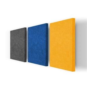 China High Density 24mm Polyester Fiber Acoustic Board on sale