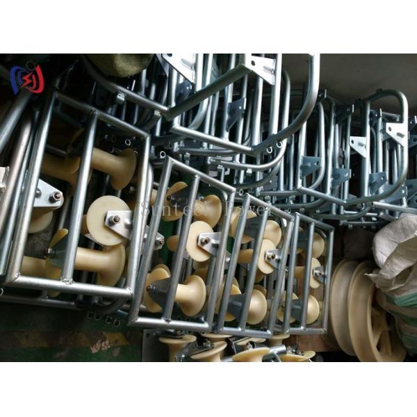 Multi-Groove Corner Ground Roller For Parallel Cable Pullin