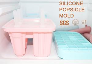 Cheap Ice Lolly Personalised Silicone Molds Sustainable With Panton Color wholesale