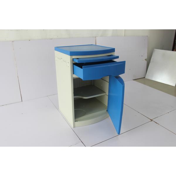 50 Kg Loading Hospital Medical Furniture ABS Lightweight SS Hospital Bedside Cabinet ODM