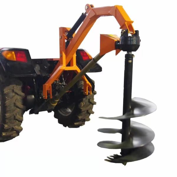 60hp Gearbox 3 Point Post Hole Digger Compact Tractor Implement