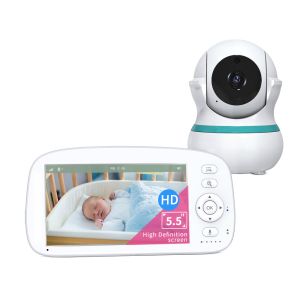 Cheap 5 Inch HD Baby Monitor with 360° Camera and 1000ft Range wholesale