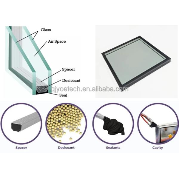 8.3mm Thin Double Tempered Glass Customized Colors for Energy Saving and Noise Reduction