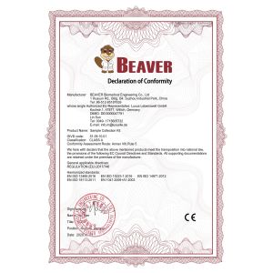 BEAVER Biomedical Engineering Co., LTD. Certifications