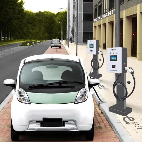 30KW EV Charger DC Fast Speed EV Charging Equipment With Capacitive Touch Screen CCS1 CCS2