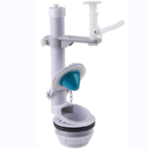 Toilet Flush Valve Plastic Mechanism With Flapper Anti Lock Braking Device