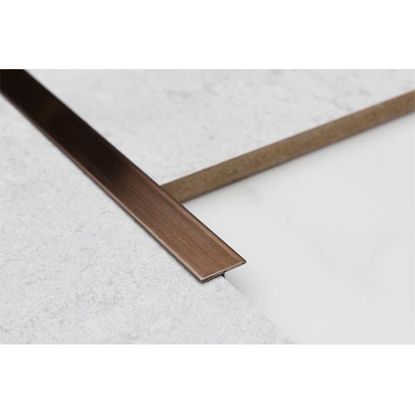 Customized Vibration Decorative Stainless Steel Tile Trim 8mm 2.7m length