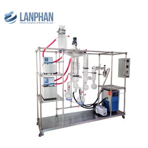 Cheap Wiped Film Distillation Equipment 120w 3L Essential Oil Heating wholesale