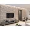 Buy cheap Khaki Color 3D Brick Effect Wallpaper Removable for Sitting Room , Vinyl from wholesalers