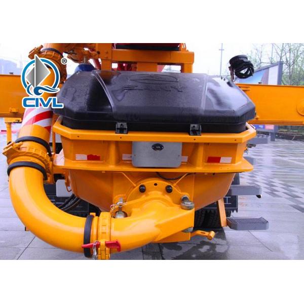 Building Construction Concrete Boom Pump Truck , Concrete Pump Truck 37m