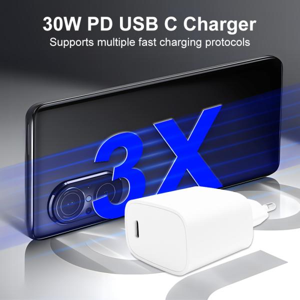 20W 30W Mobile Phone Charger Power Adapter USB Type C Portable Phone Charger For Samsung IPhone Fast Charger