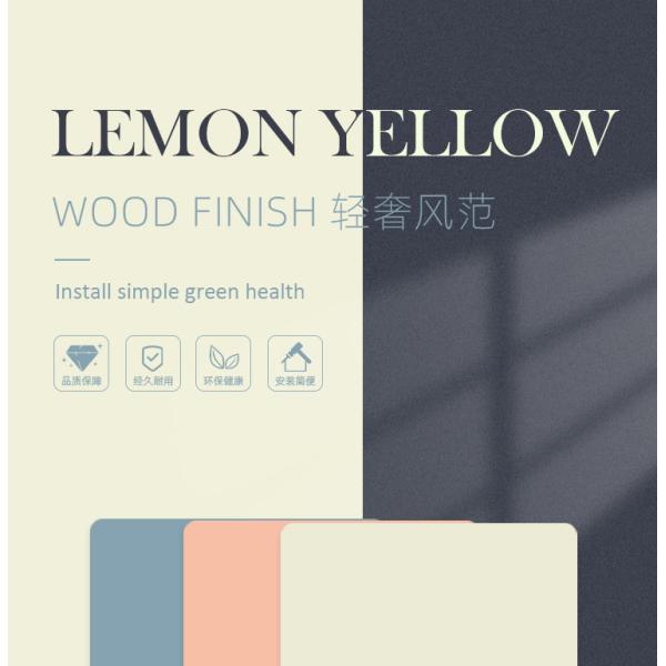 Moisture Proof Skin Feeling PVC Wall Panels Decorative Wood Veneer Panels