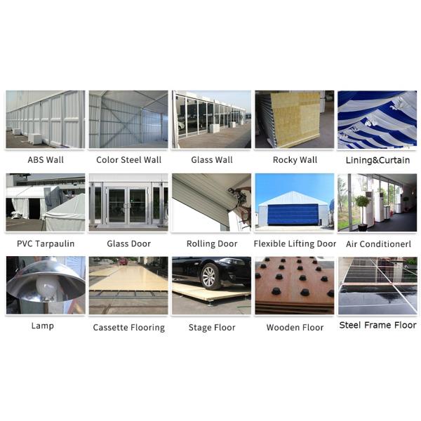 300 People Outdoor Wedding Tent , Romantic Heavy Duty Party Canopy Tent