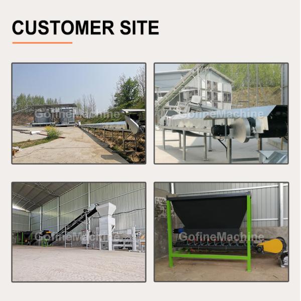 Chicken Manure Food Waste Compost Organic Fertilizer Production Line 2T/H Capacity