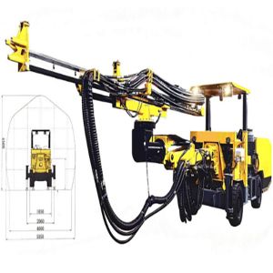 CYTJ45A Single Boom Jumbo Drilling Rig Mining Hydraulic