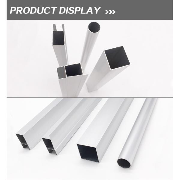 Anodised Aluminum Pipe Tube T6 Temper Grade 6005 For Buildings
