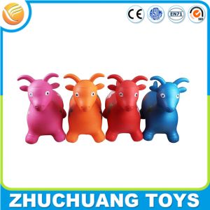 Cheap 2015 chinese year plastic inflatable bouncing horse sheep toys wholesale