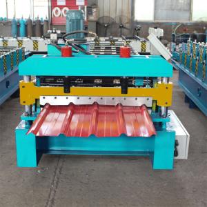 Cheap Customization Galvalume Roof Panel Roll Forming Machine Plc wholesale