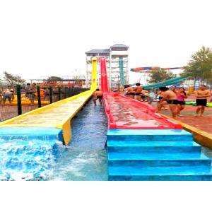 Cheap Commercial Young Adult High Speed Water Slide Racing With Mat wholesale