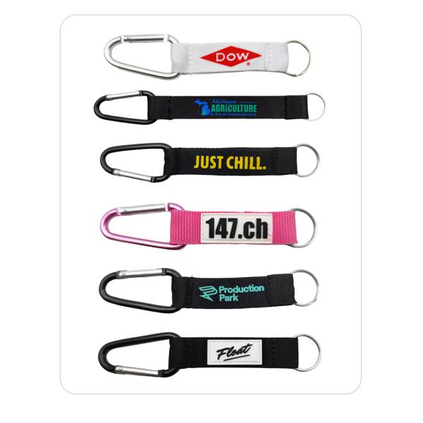 Vibrant Outdoor Keychain Clips - Lightweight Yet Sturdy | Backpack Essentials & Promotional Gifts | Logo Customizable