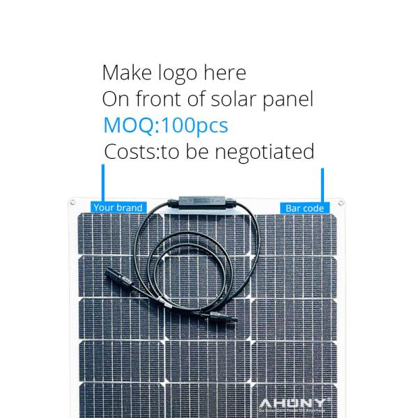 flexible solar panel OEM logo