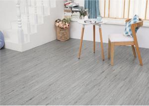 China Grey Wood 6inch×36inch Self Adhesive LVT Flooring 2mm on sale