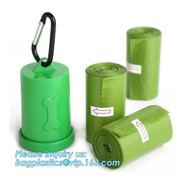 Nappy Baby Disposable Diaper Sacks, Degradable scented disposable baby diaper sack, green tie handle baby diaper sack