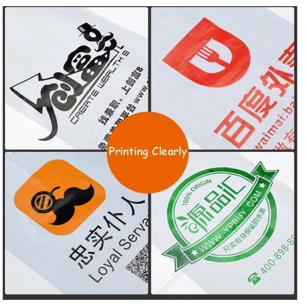 White Color Small T Shirt Bags , Plastic T Shirt Grocery Bags 10 - 25MIC Thickness