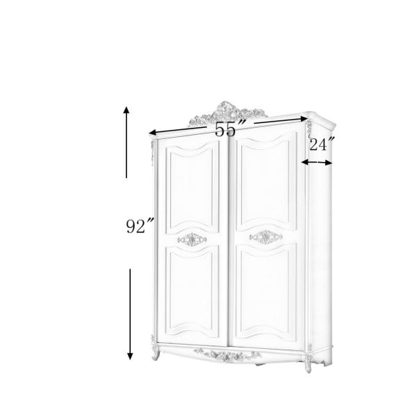 Luxury antique italy Shabby chic wardrobe, armories for sale 607