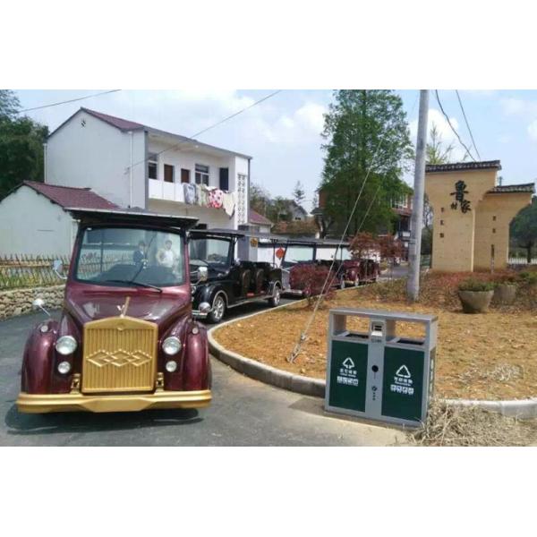 CE Approval Antique Electric Car 11 Seats Car Grade Painting