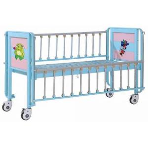 Cheap Flat Pediatric Children Hospital Bed Four Wheels With Cross Brakes wholesale