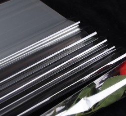 Cheap Thick transparent waterproof glass paper flower packaging paper wholesale