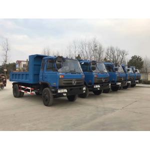 Cheap Used Truck Dump Blue Color Light Tipper Truck Dongfeng Brand 4×2 Drive Model Curb Weight 6 Tons RHD wholesale