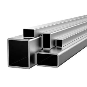 Rectangular Square Aluminum Alloy Tubes Profile Large Diameter Custom Tolerance