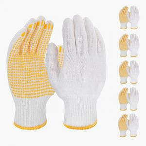Cheap L XL XXL Wear Resistant Hand Cotton Gloves Safety Non Slip Work Gloves wholesale
