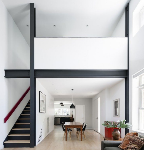 Anti Seismic Steel Frame Villa , G550 Steel Frame Shop 2000mm * 900mm Door