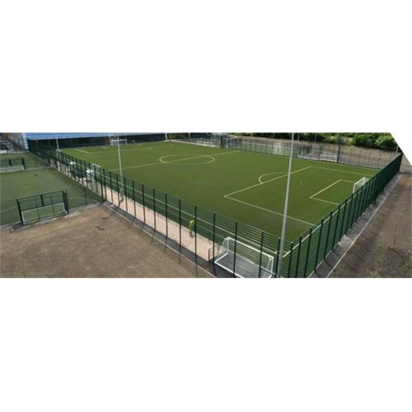 Metal Welded Wire Fence Panels Powder Coating For Sports Ground Leisure Center