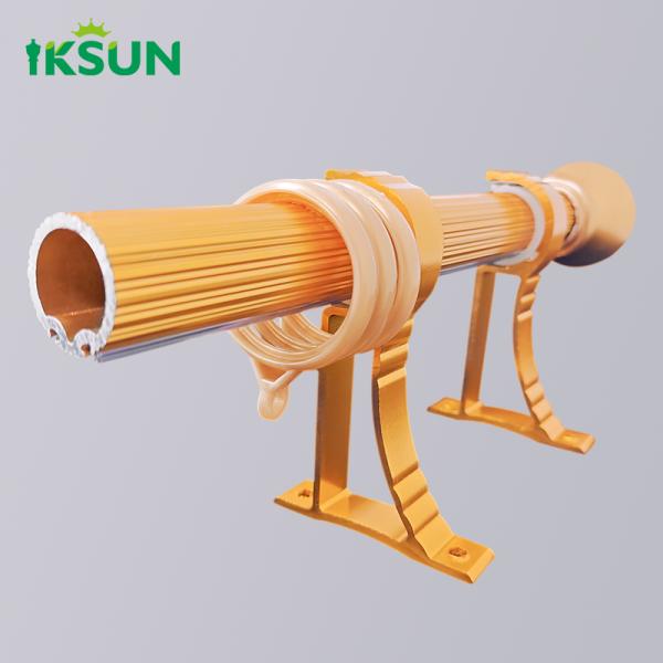 1.2mm Double Curtain Rod Sets Curtain Poles Aluminum Window Accessories