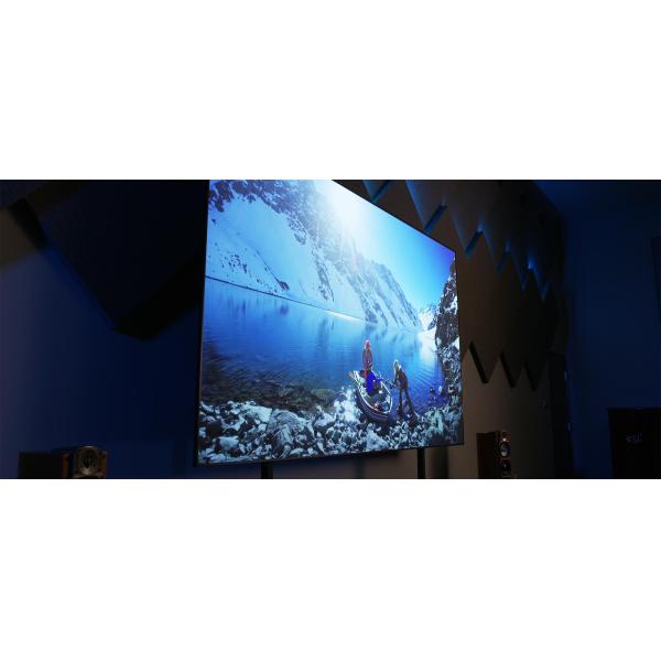 16/9 Zero Edge Fixed Frame Screen Anti - Light Projection Screen For Home Cinema