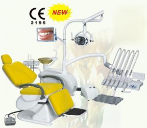 China 2/4 Holes Ergonomic Dental Chair Unit 24V Noiseless DC Motor on sale