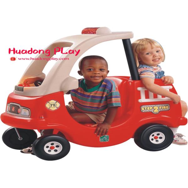 Colourful Kids Indoor Active Play Equipment Equipment Foot To Floor , Toy Car Plastic